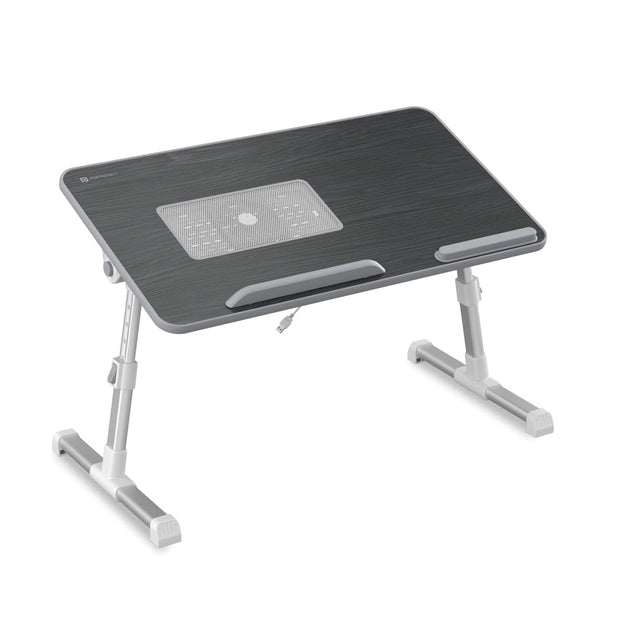 Portronics cool pad wood store portable laptop table