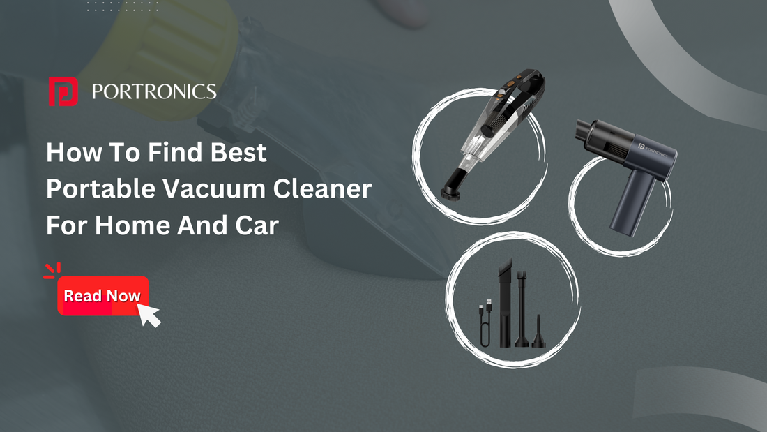 Portable Vacuum Cleaner For Home And Car