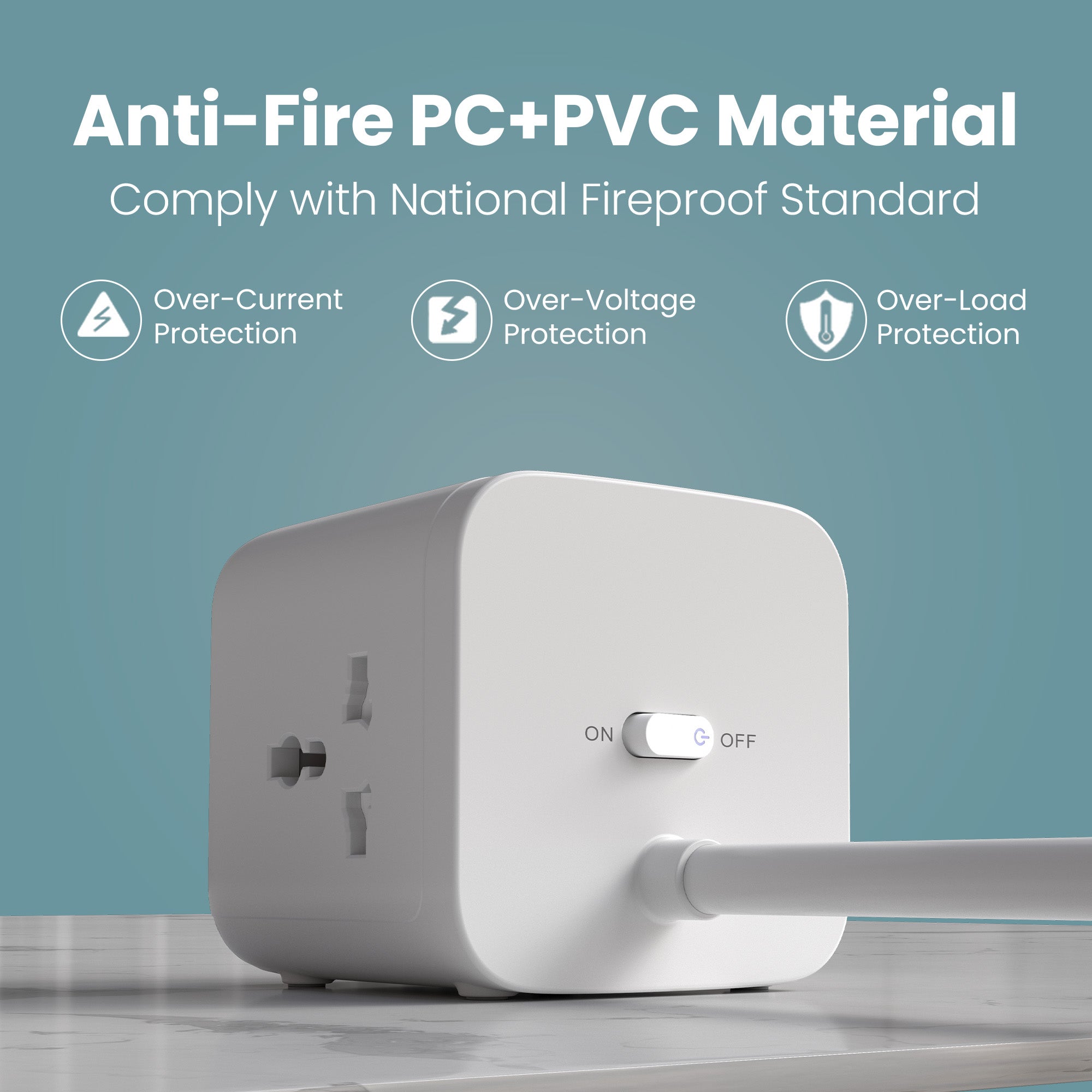 Portronics Adapto volt 20 2500w high quality smart power extension with fire safety.