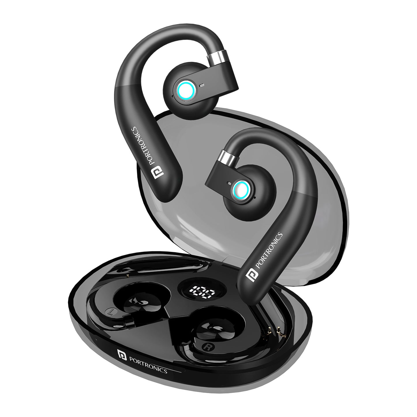 Portronics harmonics twins S14 open-ear wireless earbuds