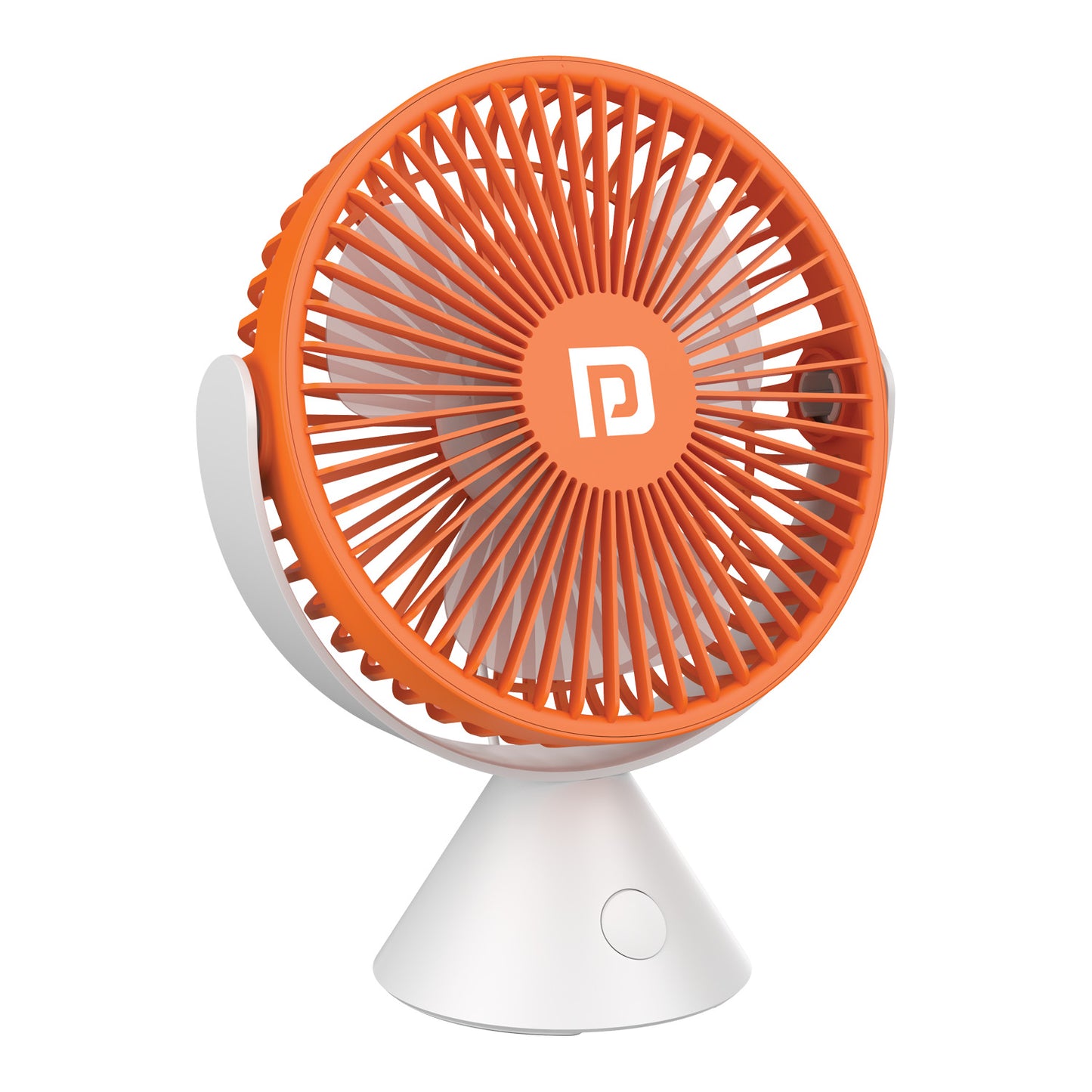 Orange Portronics Aero Brezee portable desk and celling fan| Portable desktop fan| Portable table fan