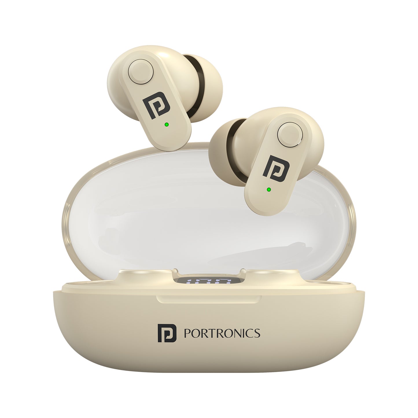Portronics Harmonics Twins s16 Smart wireless TWS earbuds| earbuds with noise cancelling online| Bluetooth earbuds with mic