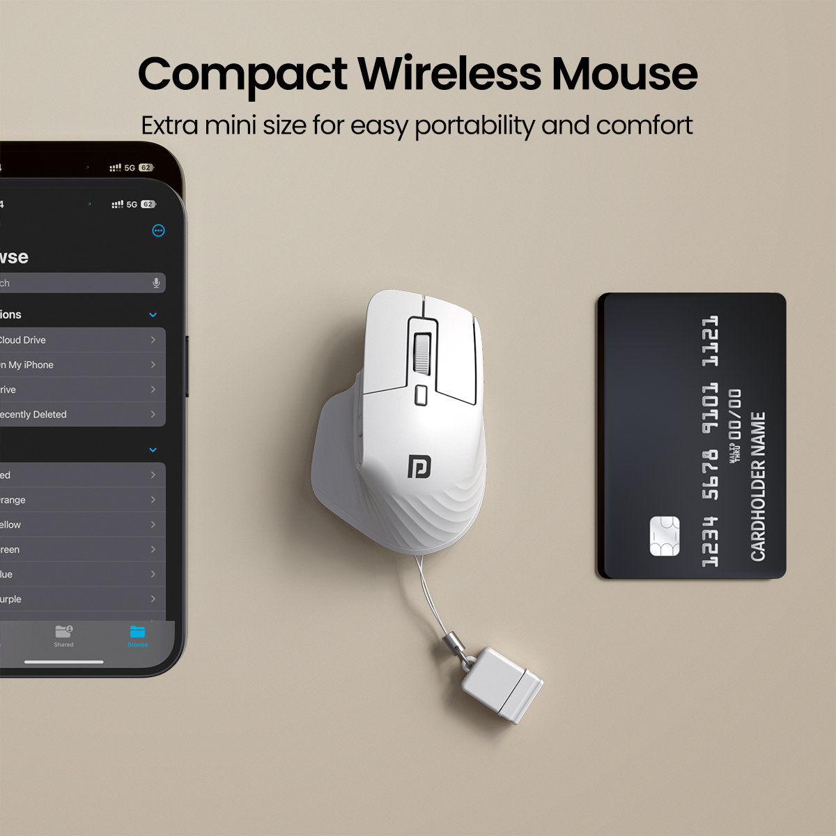 Portronics Toad mino Wireless Mouse for Laptop| best compact wireless at affordable rate