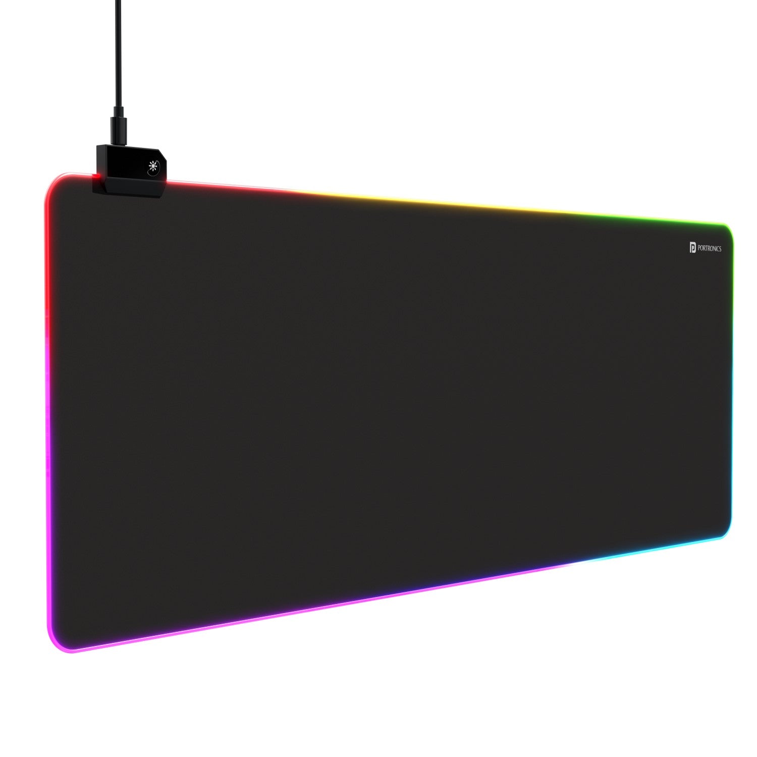 Comfipad Glow Gaming Mouse Pad with customizable 14 RGB backlights for vibrant and personalized lighting