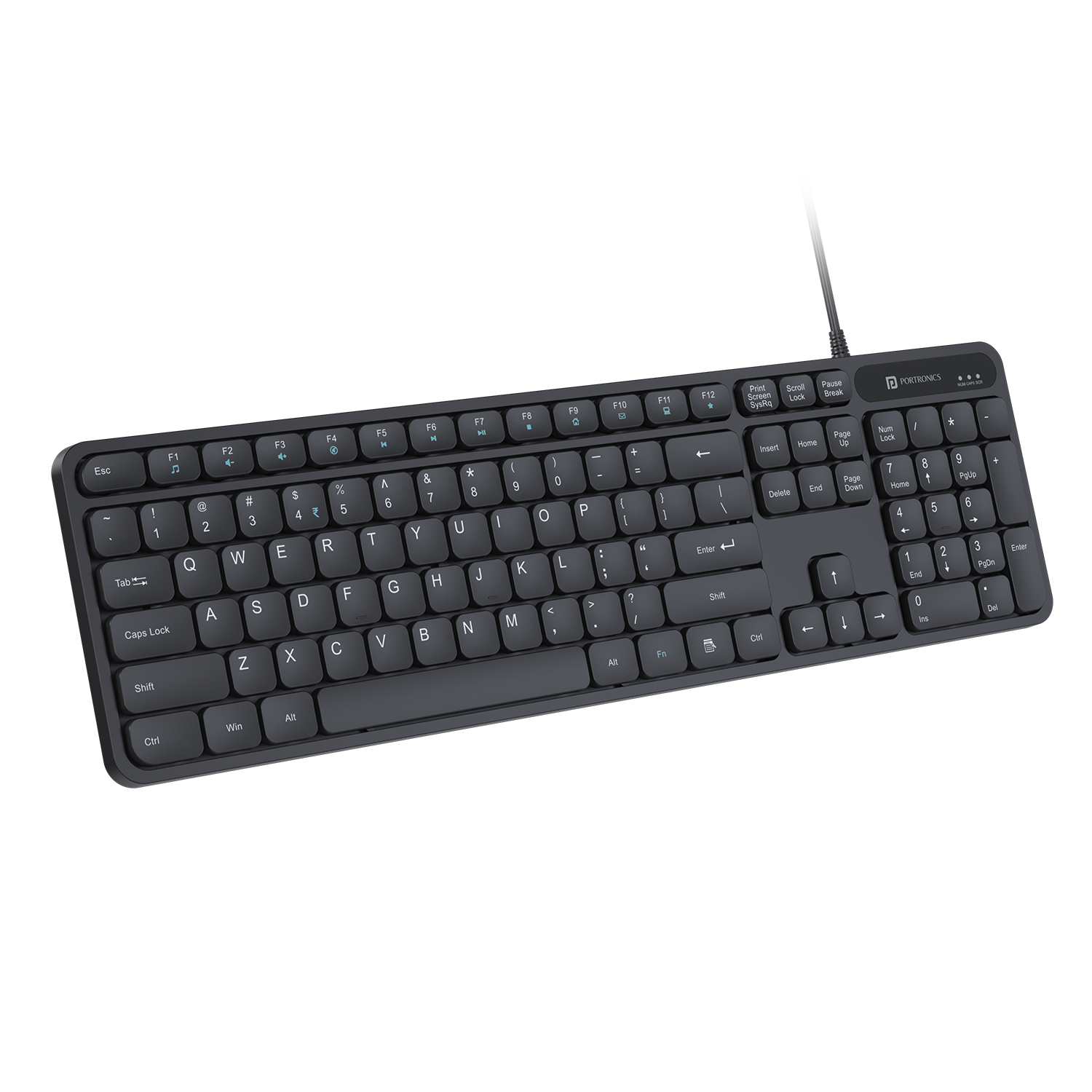 Shop Portronics Ki-Pad 3 Wired Keyboard For Laptop Online