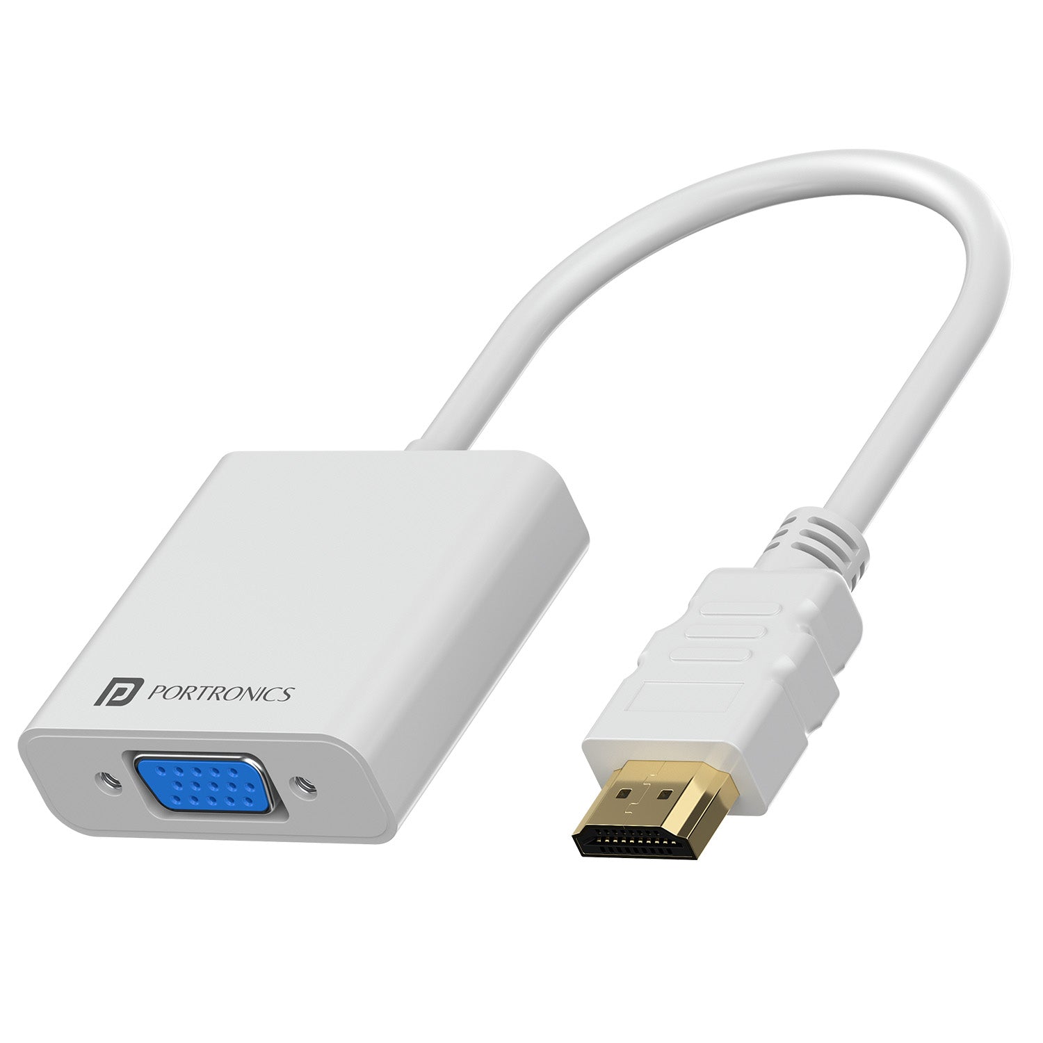 Portronics DigiBridge HDMI to VGA adapter| best usb port online| best hdmi adapter online at discounted price