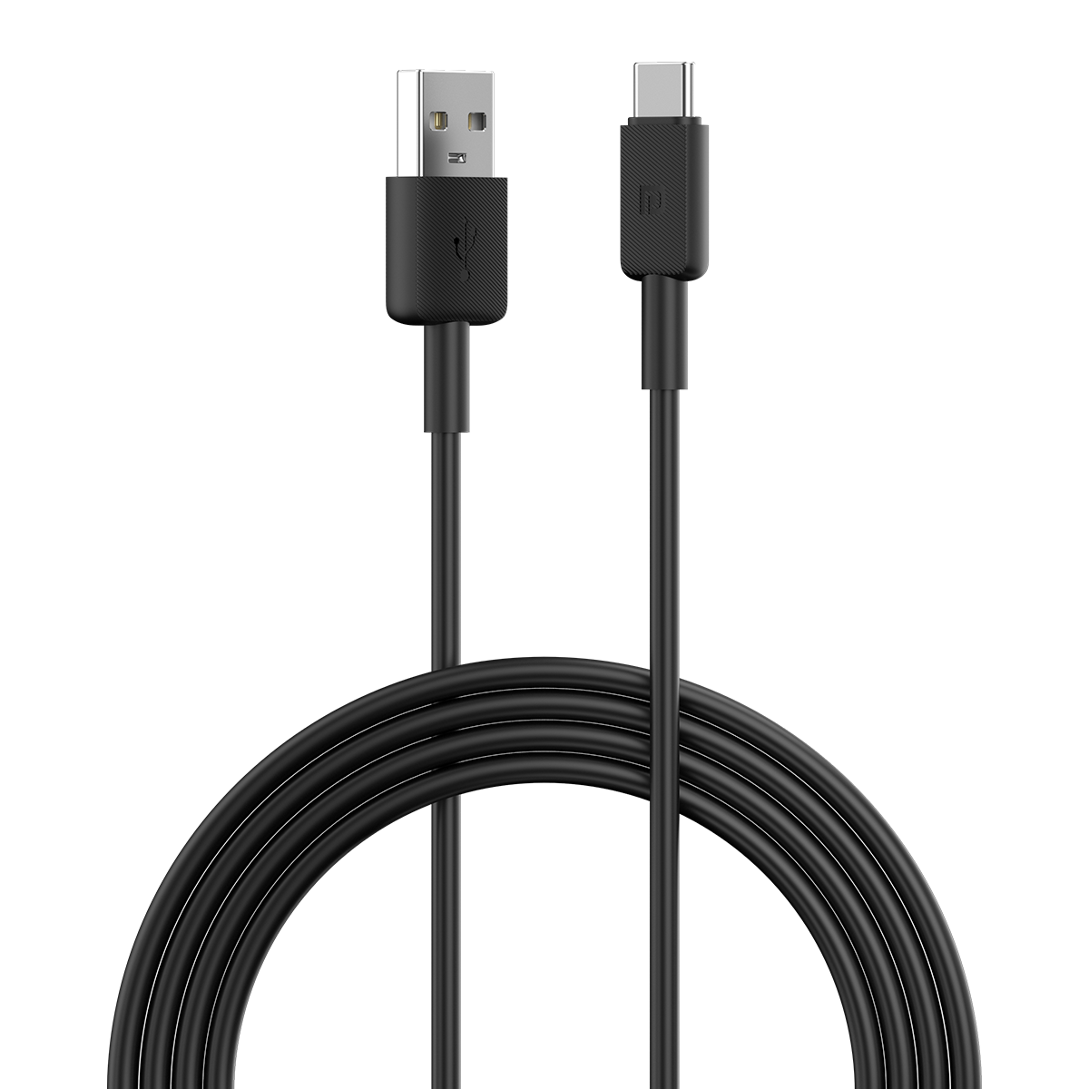 Black| Portronics Konnect Link- 3A USB to Type C type c to type c charging cable| type c to type c cable| usb cable to type c