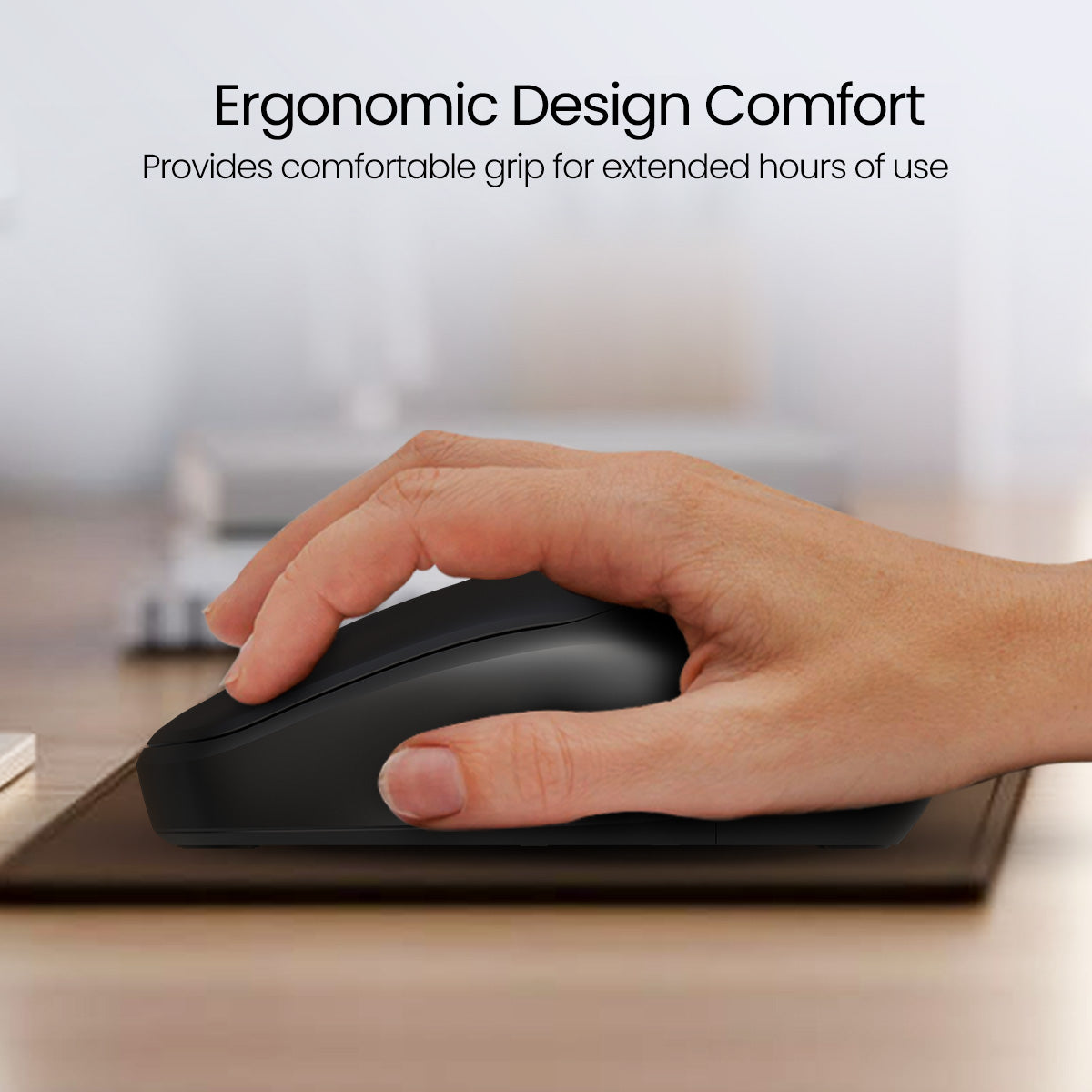 Portronics Toad 35 Wireless bluetooth Mouse come with ergonomic design| best mouse under 1000 with adjustable optical tracking 