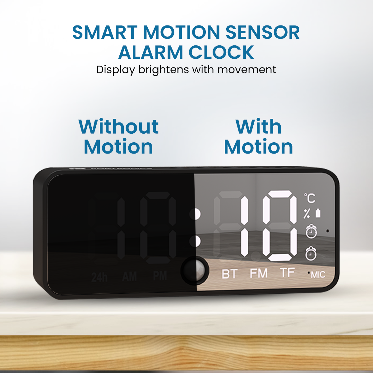 Buy Black Portronics pixel 4 wireless portable speaker comes with smart motion sensor
