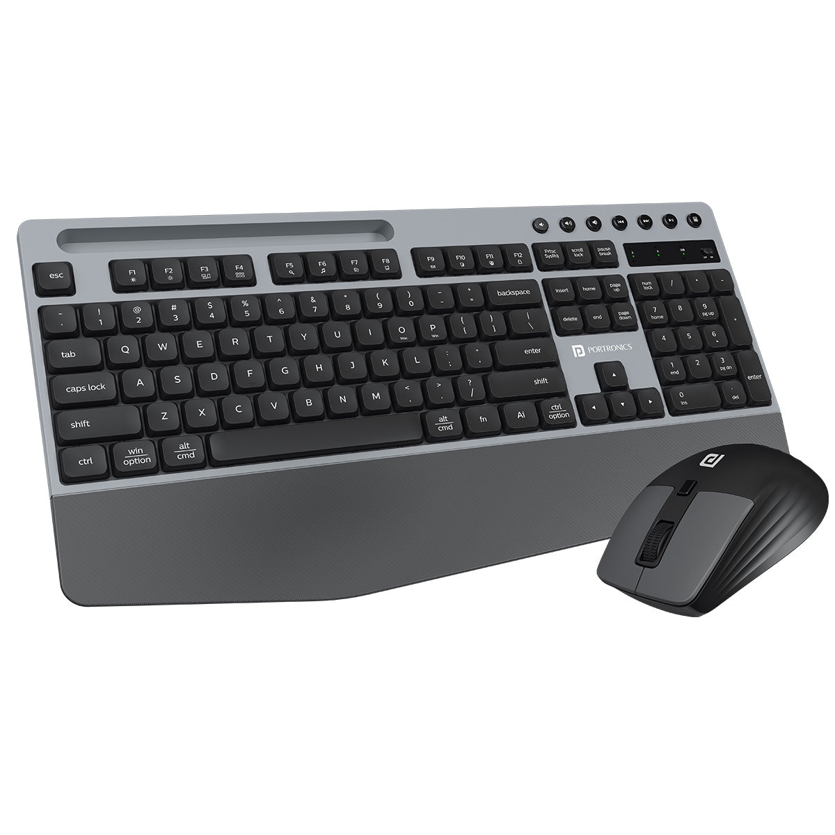 Portronics Key10 combo Wireless Keyboard and Mouse Combo| bluetooth keyboard at best price
