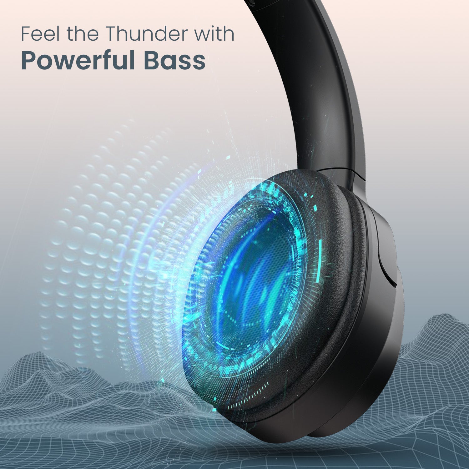 Portronics bluetooth wireless headphones| bluetooth headphones with powerfull bass and sound