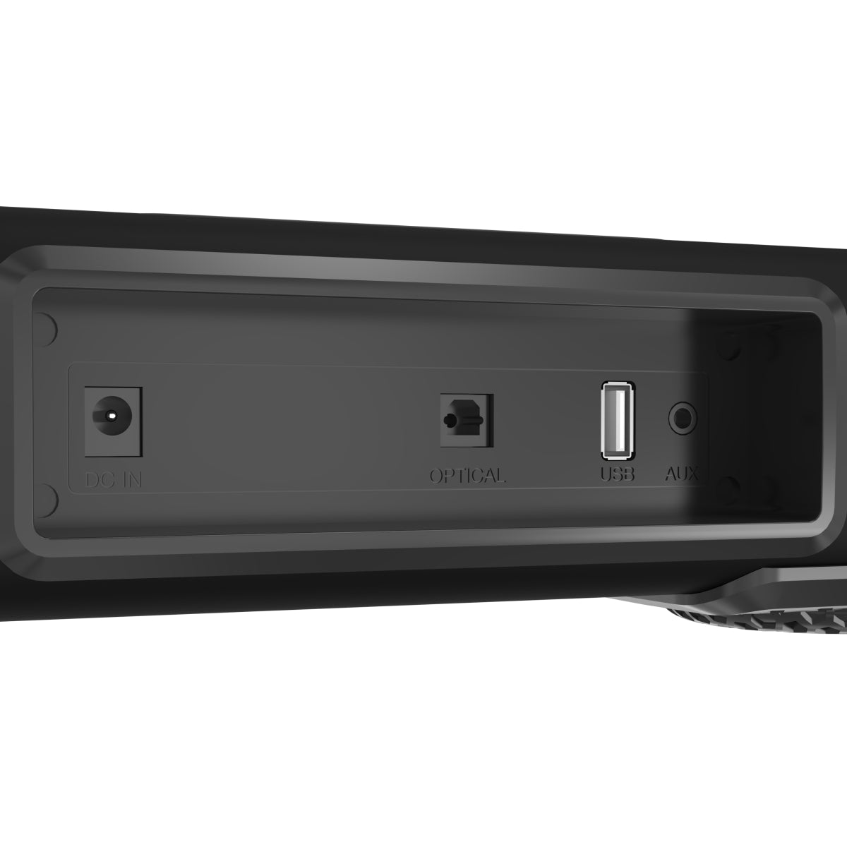 Portronics Sound Slick IV soundbar with wireless subwoofer,120W with multi connectivity options. Black