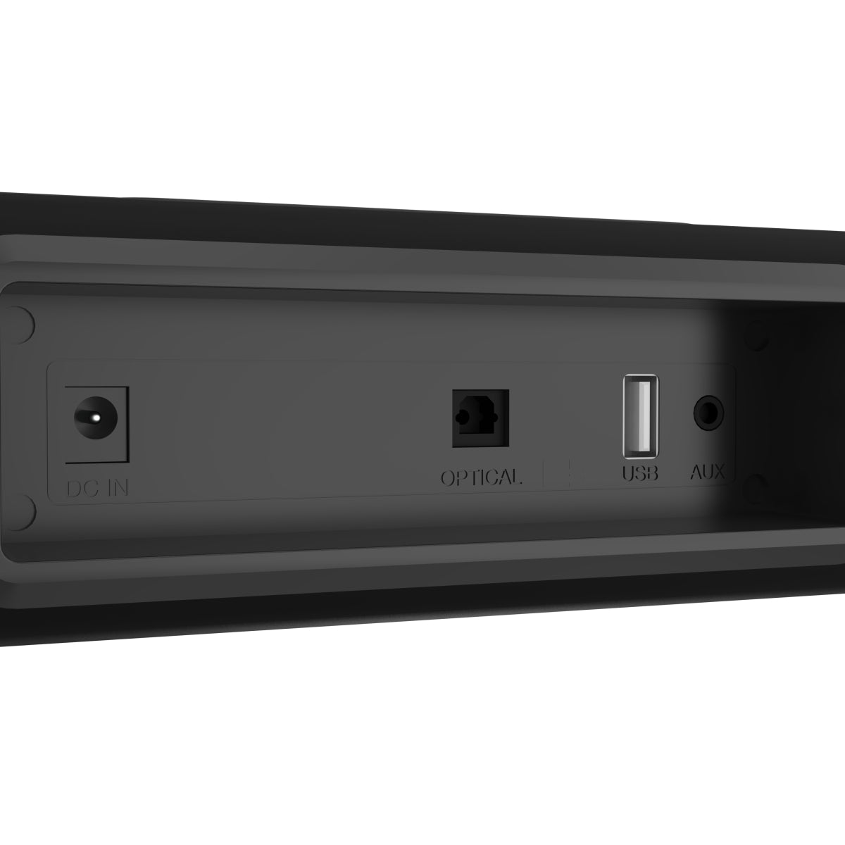 Portronics Sound Slick V Bluetooth/Wireless Soundbar Speaker with multi connectivity options USB port , AUX and bluetooth. black