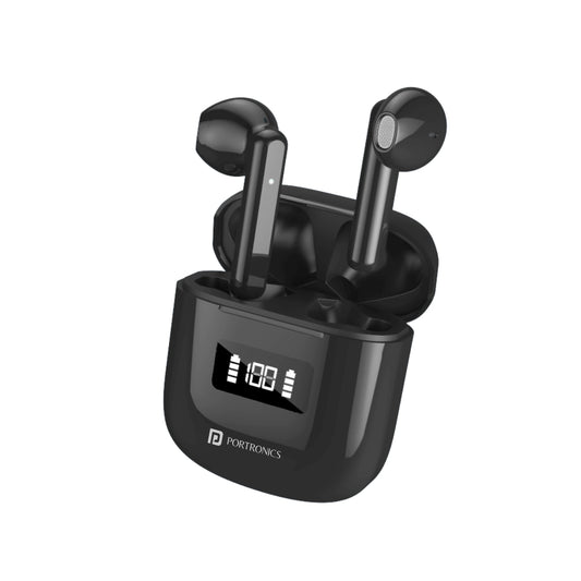 Portronics Harmonics Twins 26 Wireless Earbuds with LED indicator