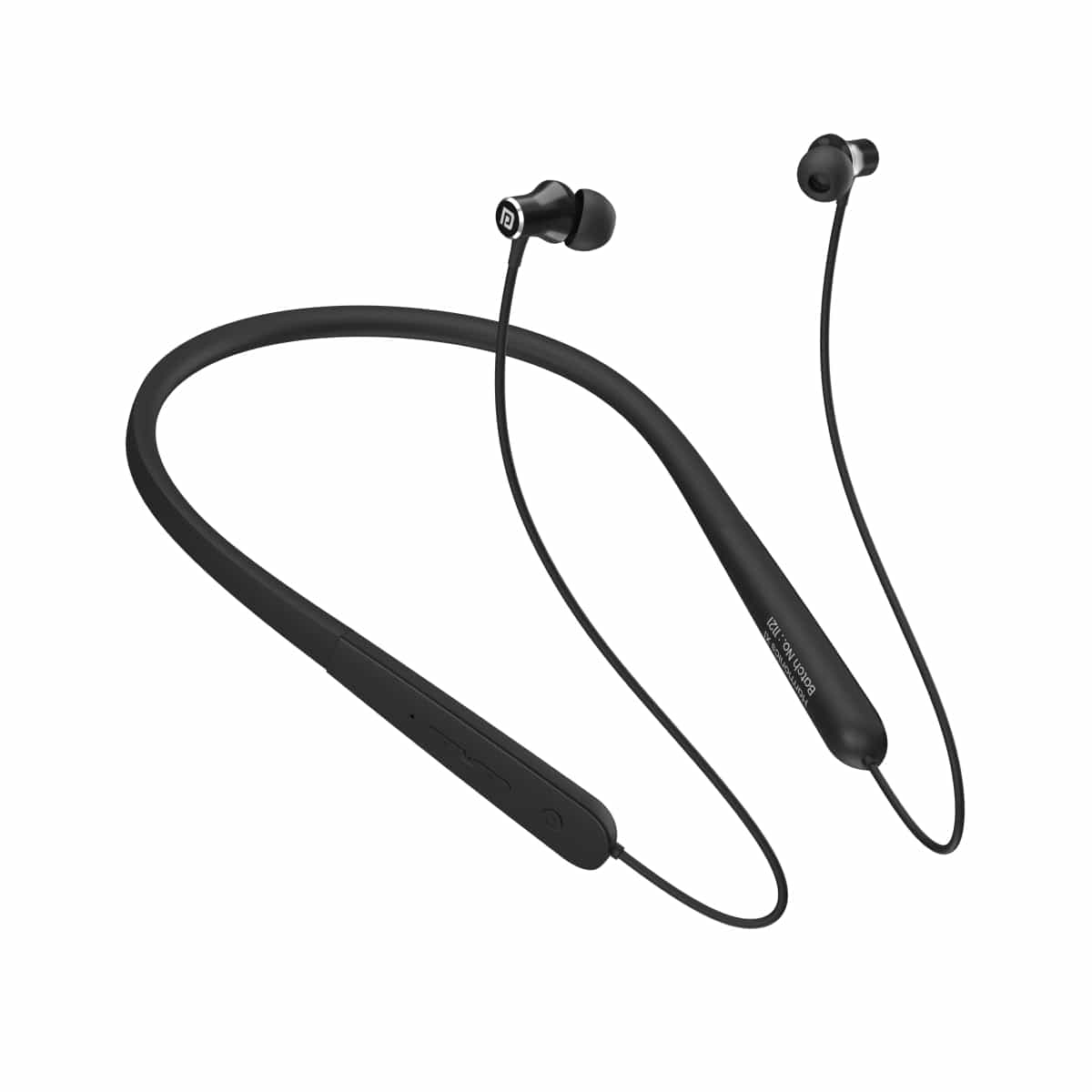 Portronics Harmonics X1 Wireless headphones | Bluetooth headphone neckband | Black