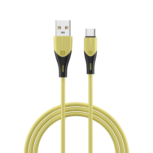 Portronics Konnect Way Type C Cable. Yellow